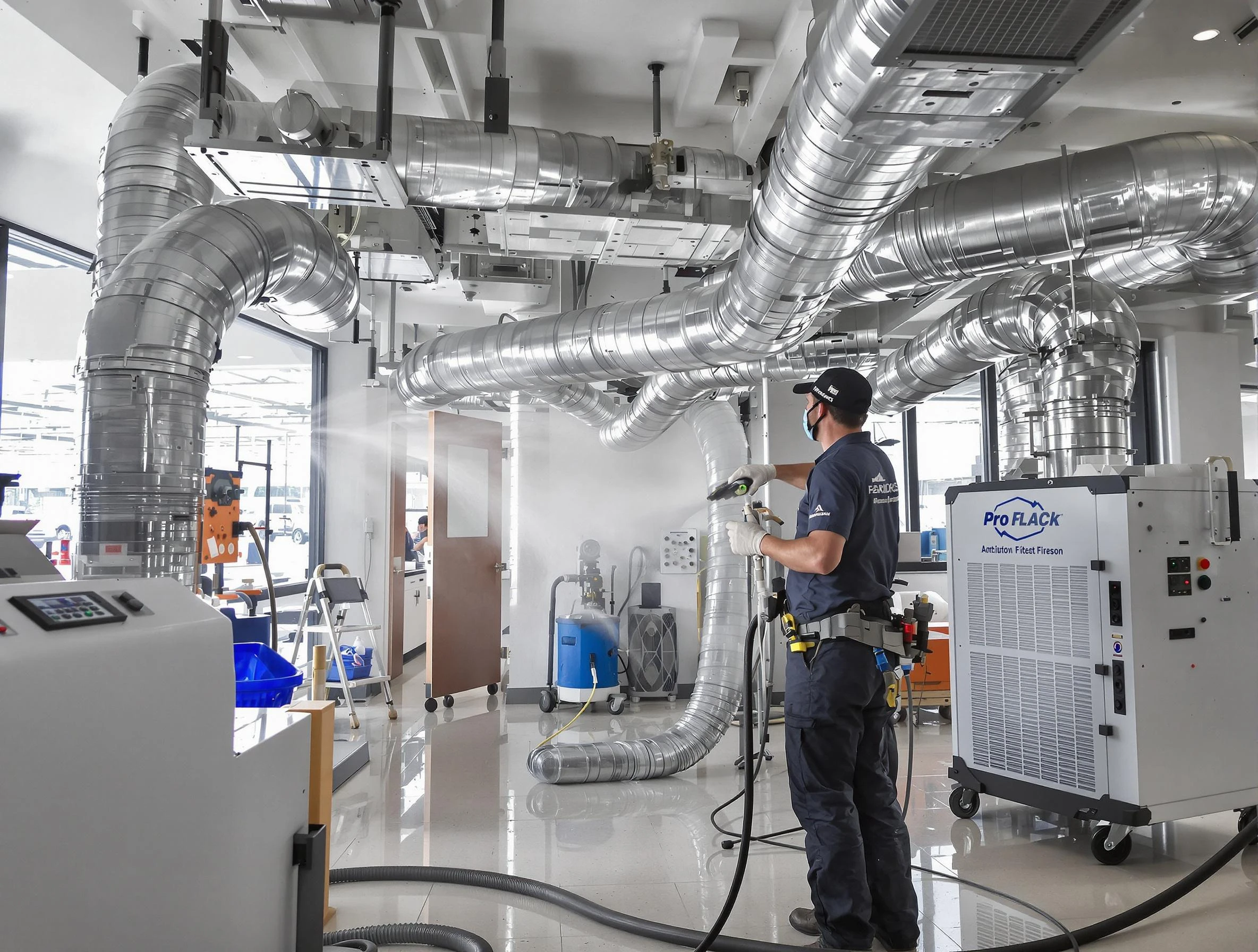 Negative Pressure Air Duct Cleaning in Norwood