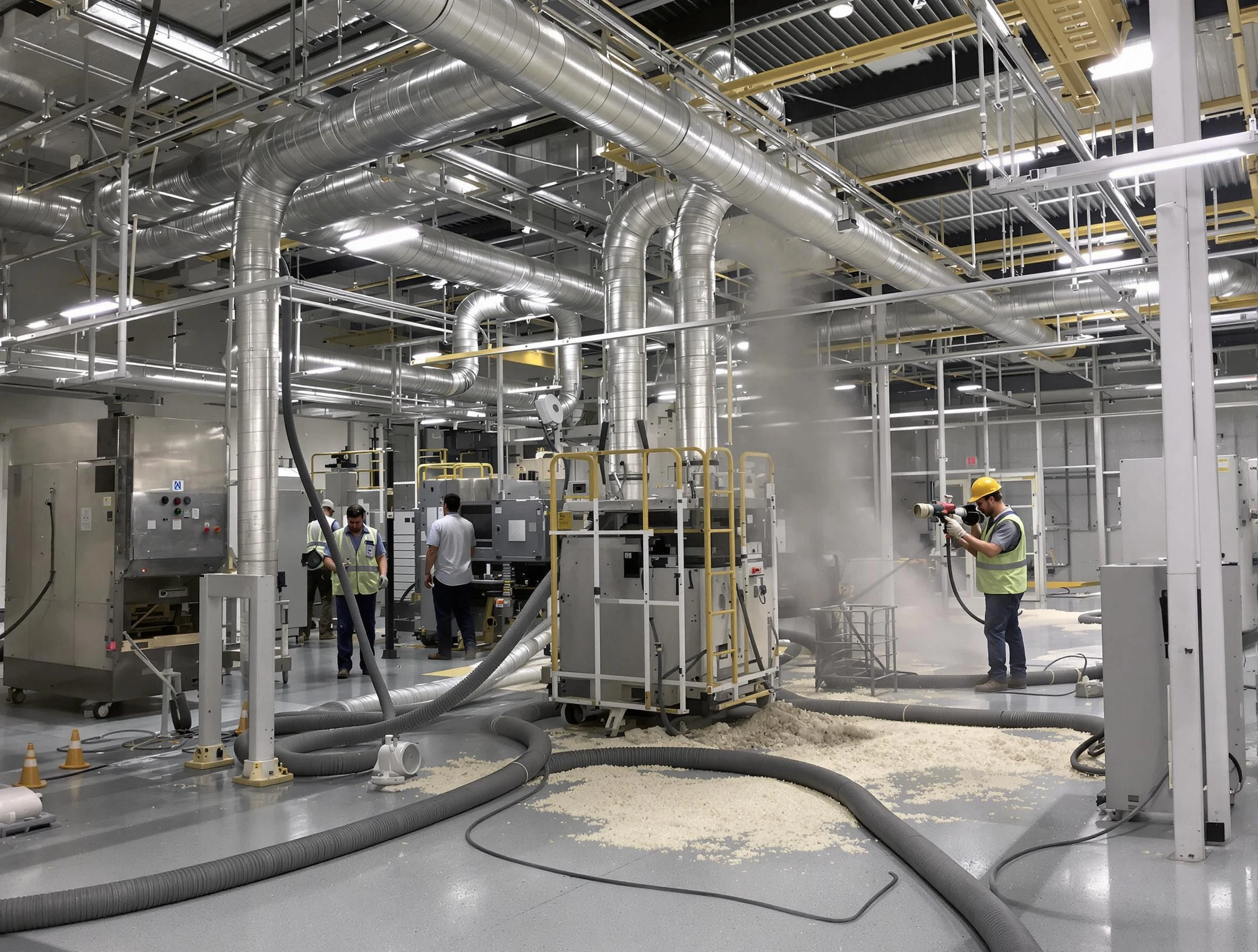 Heavy-duty industrial duct cleaning by Norwood Air Duct Cleaning in Norwood